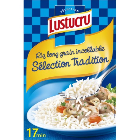 Lustucru Riz long grain 17mn 900g