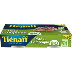 Henaff Pâté de Campagne Bio 2x76g 152g