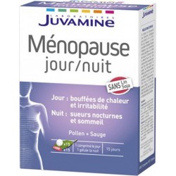 Juvamine Ménopause Jour / Nuit Pollen + Sauge (lot de 2)