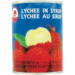 COQ Litchi Thaïlandais Au Sirop En Conserve - 24 boîtes
