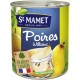 St Mamet Fruits au sirop Poires Williams 455g