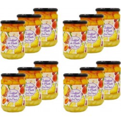 Agidra Lot 12x Cocktail De Fruits Au Sirop Léger - Pot 560g