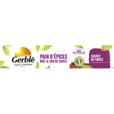 Gerble Pain d'épices miel/son de seigle