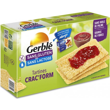 Gerble Biscottes sans gluten & lactose 250g