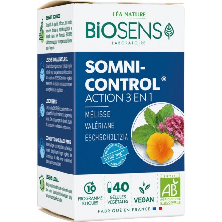 Biosens Complément alimentaire Bio somni contrôle
