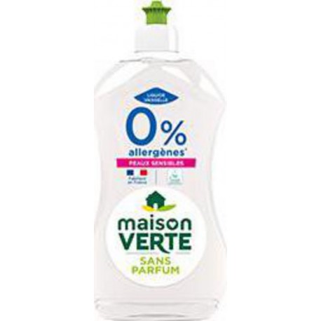 Maison Verte Liquide vaisselle main sans parfum 0% 500ml