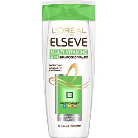 L'Oréal Elseve Shampooing 2 en 1 vitalité 290ml