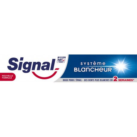 Signal Dentifrice système blancheur 75ml