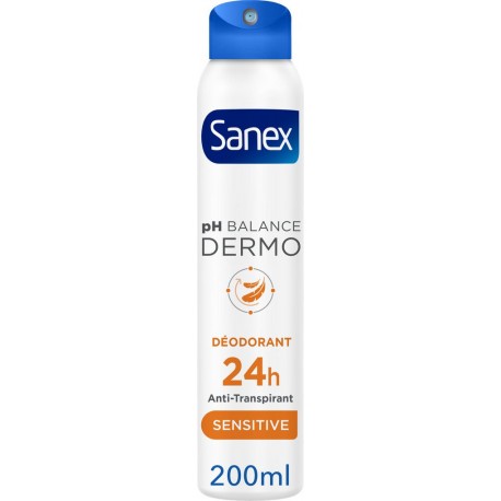 Sanex Déodorant Dermo Sensitive Lactoserum spray 200ml