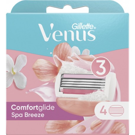 Gillette Lames de rasoir femme comfort glide spa breeze venus