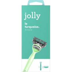 Jolly Rasoir femme 5 lames turquoise