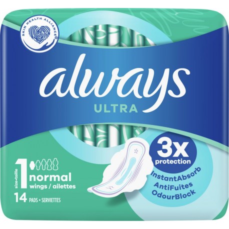 1 Always Serviette hygiénique normal taille