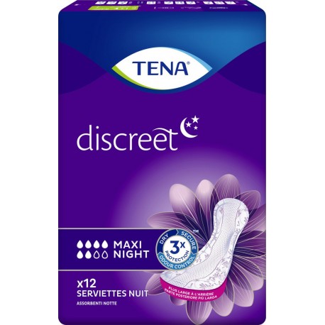 TENA Serviettes hygiéniques Maxi Night