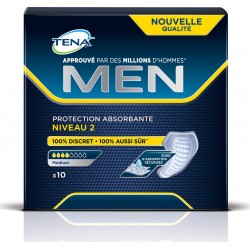 2 Tena Serviettes hygiéniques Men niveau