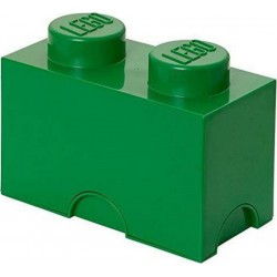 LEGO Storage Brick Boîte de Rangement vert x2