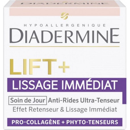 DIADERMINE Lift + Lissage Immédiat Soin de Jour Anti-Rides Ultra-Tenseur 50ml (lot de 2)