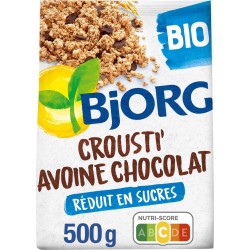 BJORG Crousti’Avoine Chocolat 500g