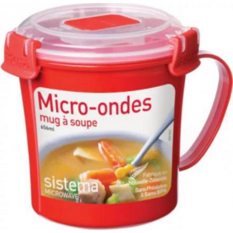 Sistema Mug soupe micro-ondes à clips 656ml