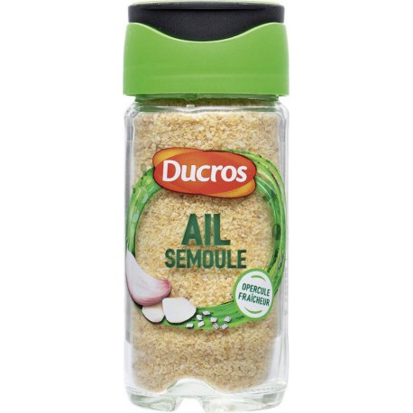 Ducros Ail Semoule avec Opercule Fraîcheur 60g (lot de 3)