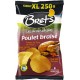 Bret's Les Aromatisées Chips Saveur Poulet Braisé Pommes de Terre de France Format XL 250g (lot de 6)