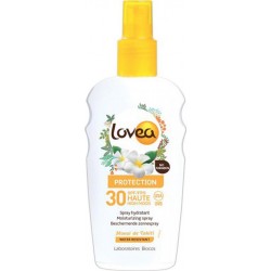 Lovea Spray Hydratant Protection SPF 30 Monoï de Tahiti Water Resistant 200ml (lot de 2)