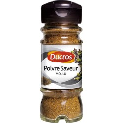 Ducros Poivre Saveur Moulu 40g (lot de 3)