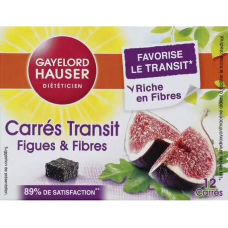 GAYELORD HAUSER Complément alimentaire transit figues/fibres 12x10g