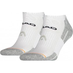 Head Chaussettes Performance Sneaker Gris Blanc Taille 43 à 46