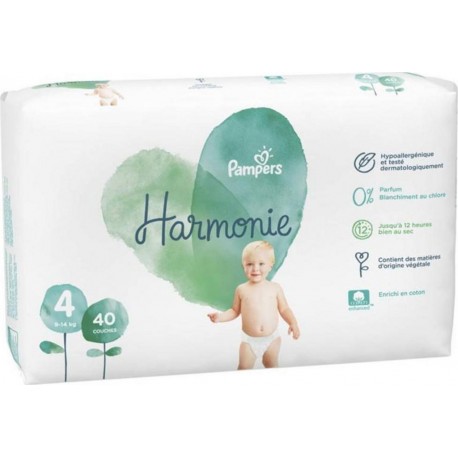 Pampers Couches Harmonie Taille 4