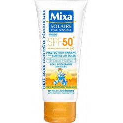 Mixa Solaire Peau Sensible Lait Solaire Peaux Fragiles Bébés SPF50+ 100ml