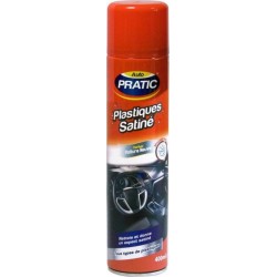 Auto Pratic Plastiques Satiné Tous Types de Plastiques Parfum Voiture Neuve 400ml