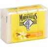 Le Petit Marseillais Savon Extra Doux Vanille par 4 Savons de 100g