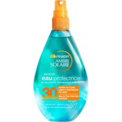 Garnier Ganier Ambre Solaire Innovation Eau Protectrice FPS 30 Spray Solaire Transparent Anti-UV 150ml