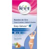 Veet Bandes de Cire Corps & Jambs + Maillot & Aisselles Easy Strip Peaux Sensibles