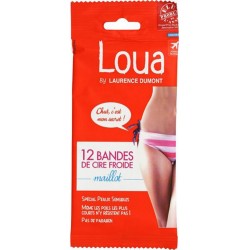 LAURENCE DUMONT Loua Bandes de Cire Froides Maillots Spécial Peaux Sensibles x12