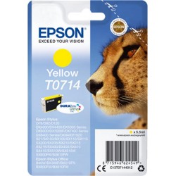 Epson Cartouche d’Encre DuraBrite Ultra Ink Jaune T0714
