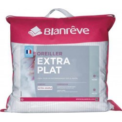 Blanrêve Blanreve Oreiller souple coton EXTRA PLAT 45x70cm