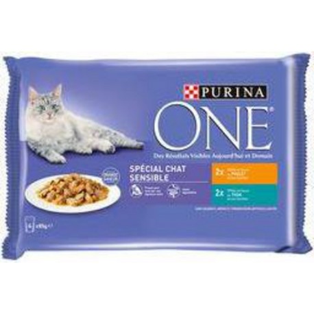 PURINA ONE Chat Sensible 4X85g 340g