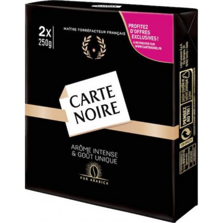 Carte Noire café moulu classic 2x250g 500g
